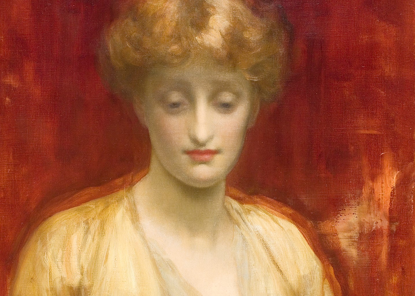 Frederic Leighton, Study for a Portrait of Miss Dene, late 19th century.